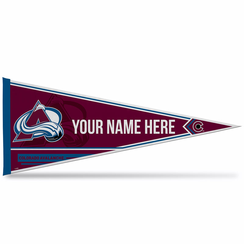 Avalanche Soft Felt 12" X 30" Personalized Pennant