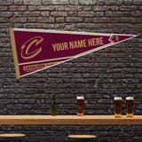 Cavaliers Soft Felt 12" X 30" Personalized Pennant