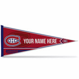 Canadiens Soft Felt 12" X 30" Personalized Pennant