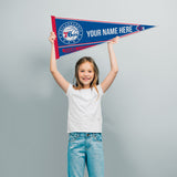 76Ers Soft Felt 12" X 30" Personalized Pennant