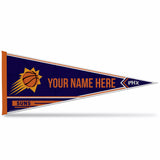 Suns Soft Felt 12" X 30" Personalized Pennant