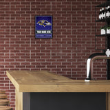 Ravens Personalized Metal Parking Sign