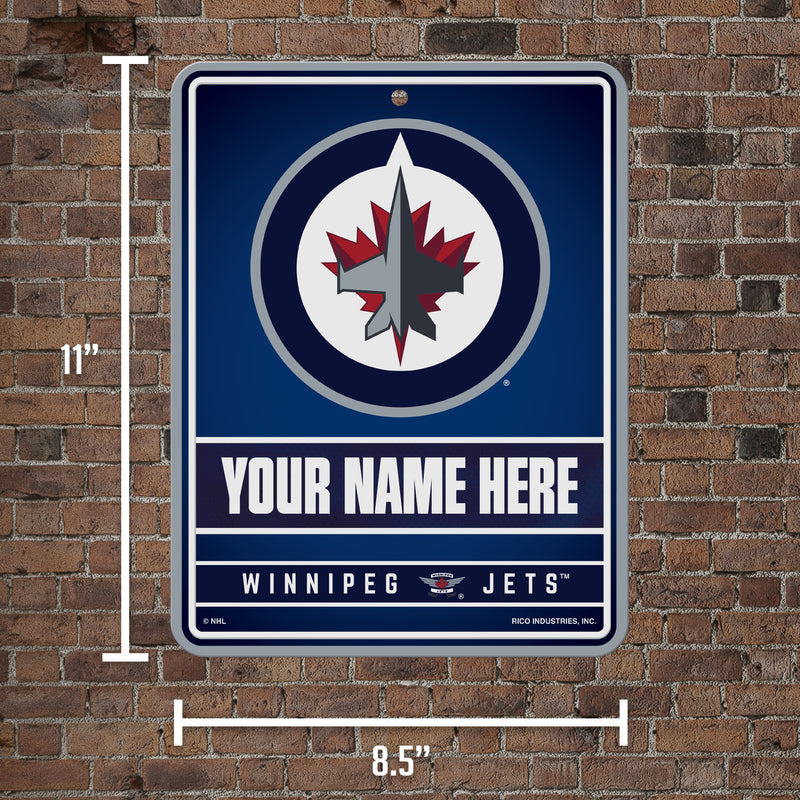 Jets - Win Personalized Metal Parking Sign