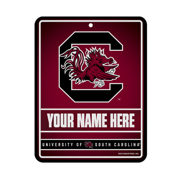 South Carolina University Personalized Metal Parking Sign