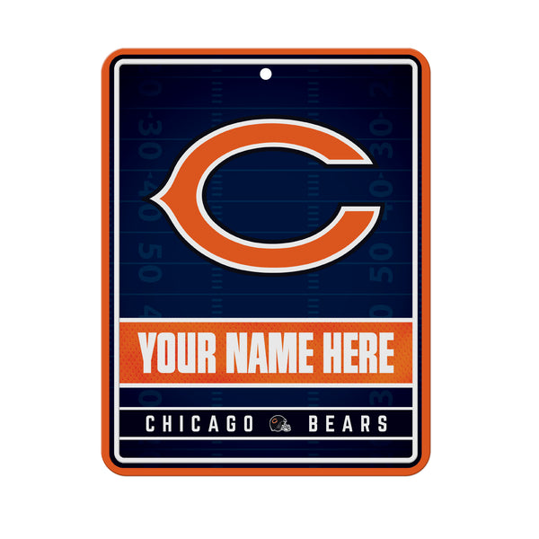 Bears Personalized Metal Parking Sign
