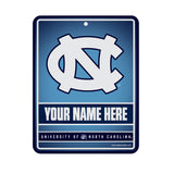 North Carolina University Personalized Metal Parking Sign