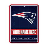 Patriots Personalized Metal Parking Sign