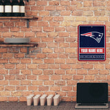 Patriots Personalized Metal Parking Sign