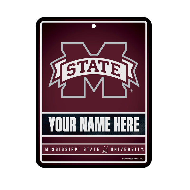 Mississippi State Personalized Metal Parking Sign