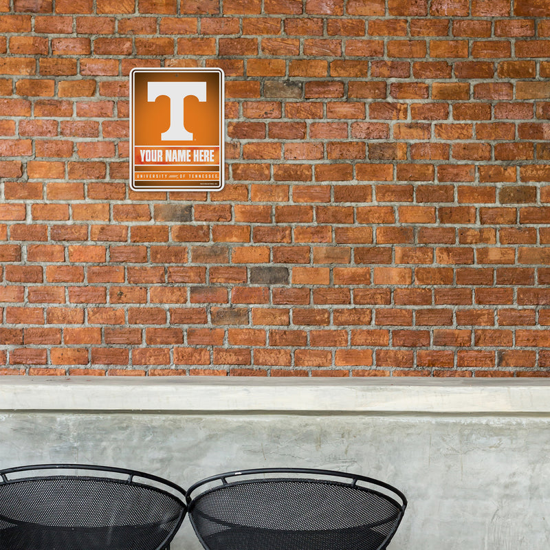 Tennessee University Personalized Metal Parking Sign