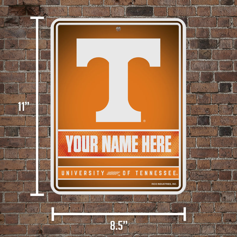 Tennessee University Personalized Metal Parking Sign