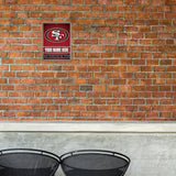 49Ers Personalized Metal Parking Sign