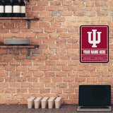 Indiana University Personalized Metal Parking Sign