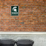 Michigan State Personalized Metal Parking Sign