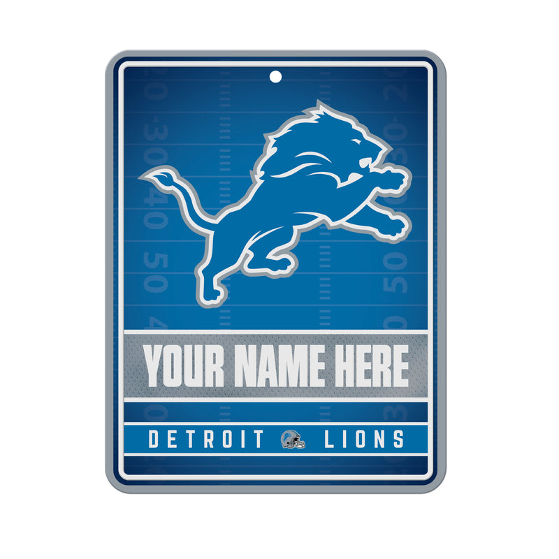 Lions Personalized Metal Parking Sign