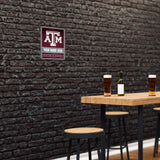 Texas A&M Personalized Metal Parking Sign