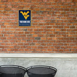 West Virginia University Personalized Metal Parking Sign