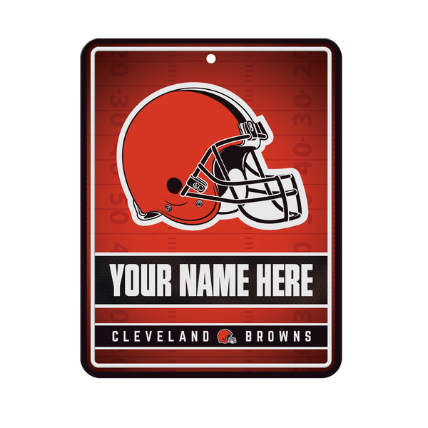 Browns Personalized Metal Parking Sign