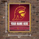 Southern California (Usc) Personalized Metal Parking Sign