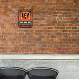 Bengals Personalized Metal Parking Sign