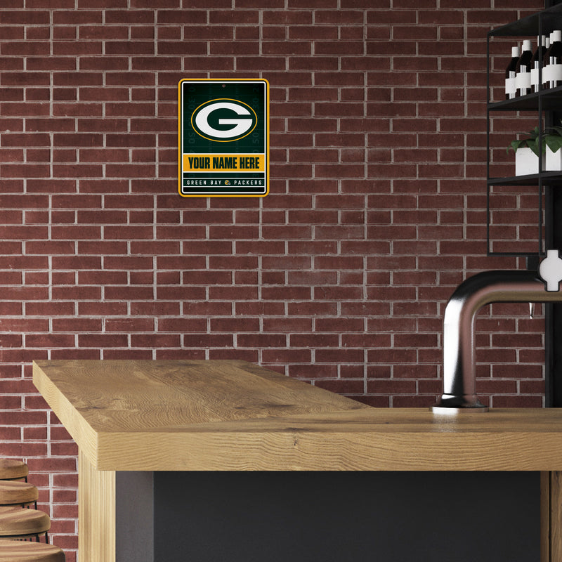 Packers Personalized Metal Parking Sign