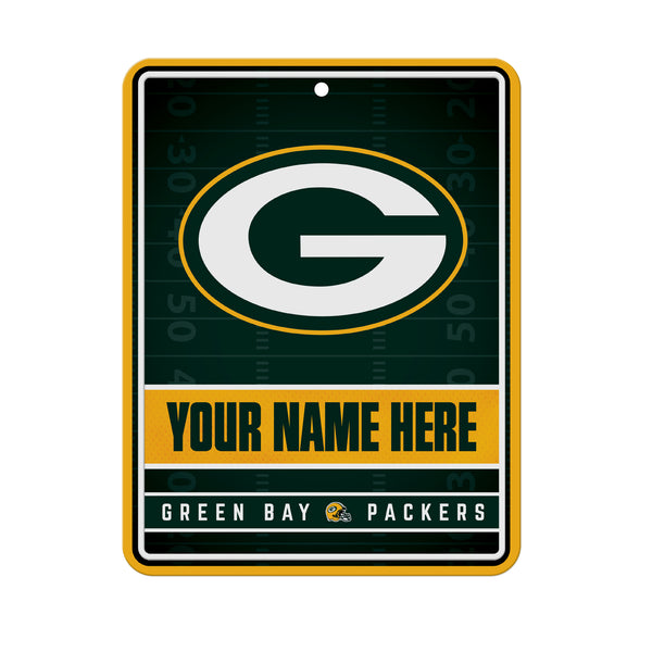 Packers Personalized Metal Parking Sign
