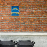 La Chargers Personalized Metal Parking Sign