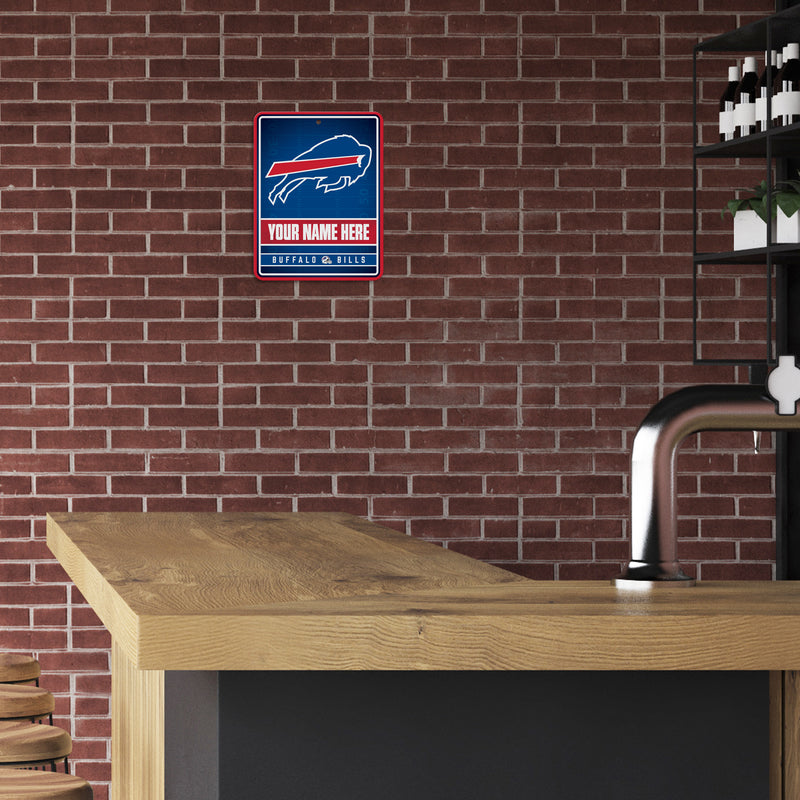 Bills Personalized Metal Parking Sign