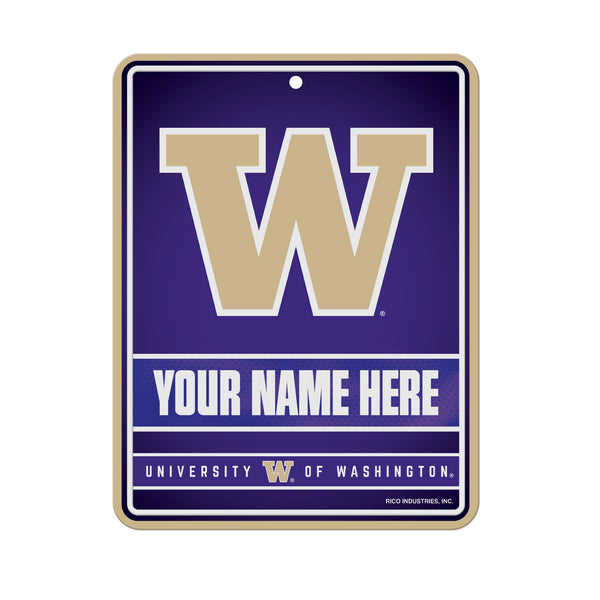 Washington University Personalized Metal Parking Sign