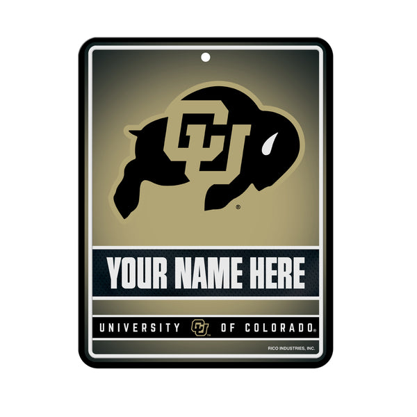 Colorado University Personalized Metal Parking Sign