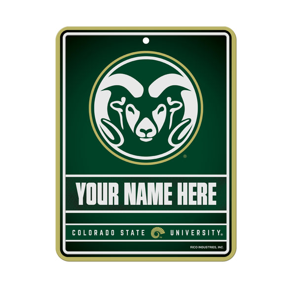 Colorado State Personalized Metal Parking Sign