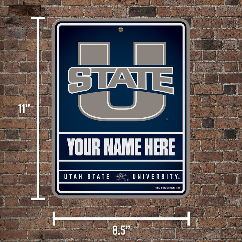 Utah State University Personalized Metal Parking Sign