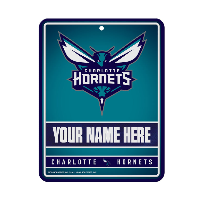 Hornets Personalized Metal Parking Sign