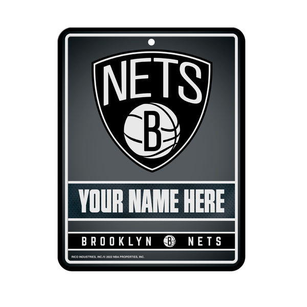 Nets Personalized Metal Parking Sign