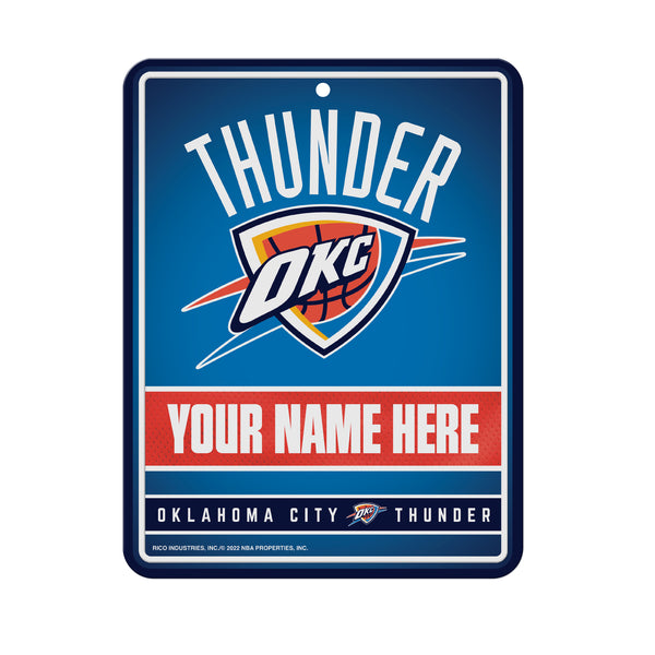 Thunder Personalized Metal Parking Sign
