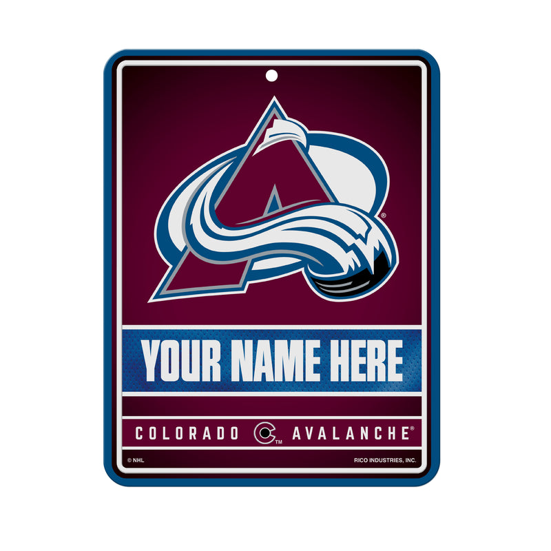 Avalanche Personalized Metal Parking Sign