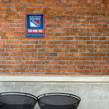 Rangers - Ny Personalized Metal Parking Sign