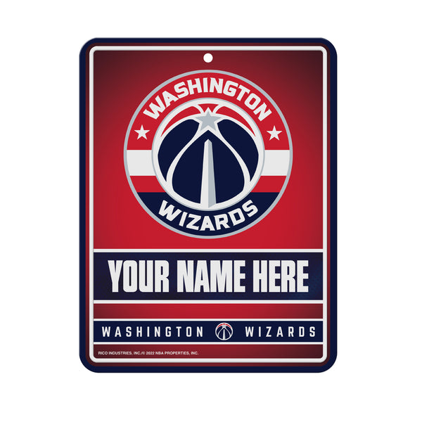 Wizards Personalized Metal Parking Sign