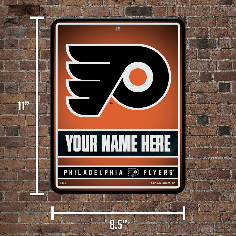 Flyers Personalized Metal Parking Sign