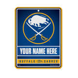 Buffalo Sabres Personalized Metal Parking Sign