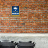 Buffalo Sabres Personalized Metal Parking Sign