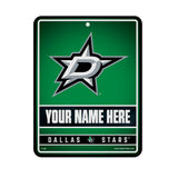 Dallas Stars Personalized Metal Parking Sign