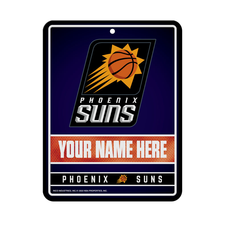 Suns Personalized Metal Parking Sign