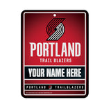 Trail Blazers Personalized Metal Parking Sign