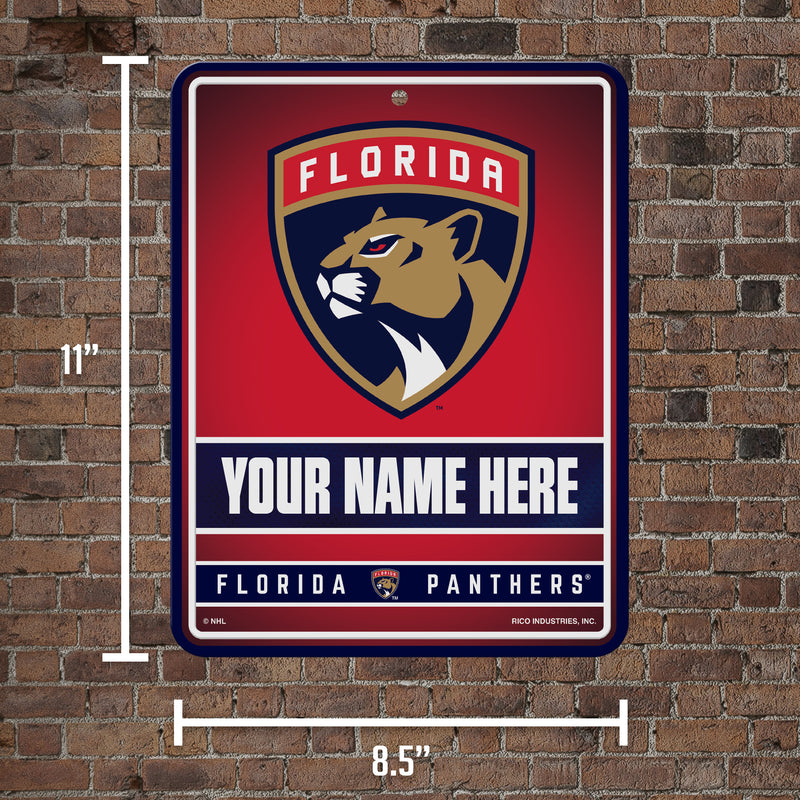 Panthers - Fl Personalized Metal Parking Sign