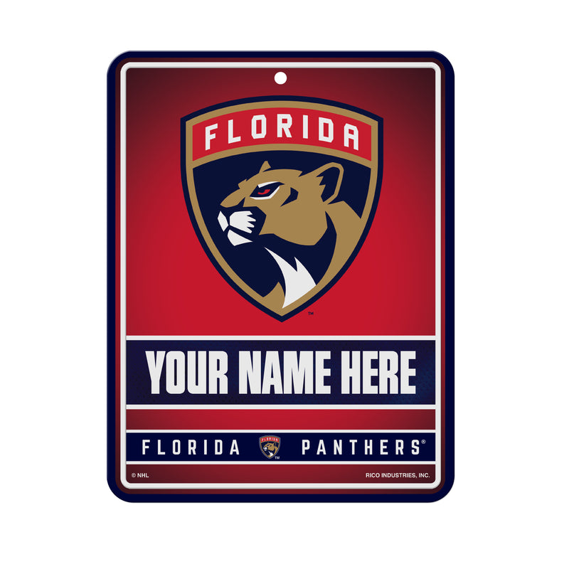 Panthers - Fl Personalized Metal Parking Sign