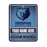 Grizzlies Personalized Metal Parking Sign