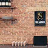 Golden Knights Personalized Metal Parking Sign
