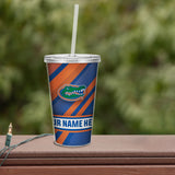 University of Florida Personalized Clear Tumbler with Straw