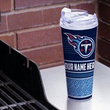 Titans Personalized 24 ox Hinged Lid Tumbler